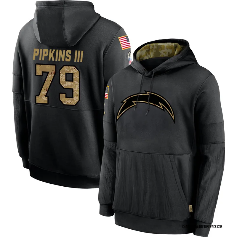 Los Angeles Chargers Trey Pipkins Camo 2019 Salute To Service Limited Jersey  - Bluefink